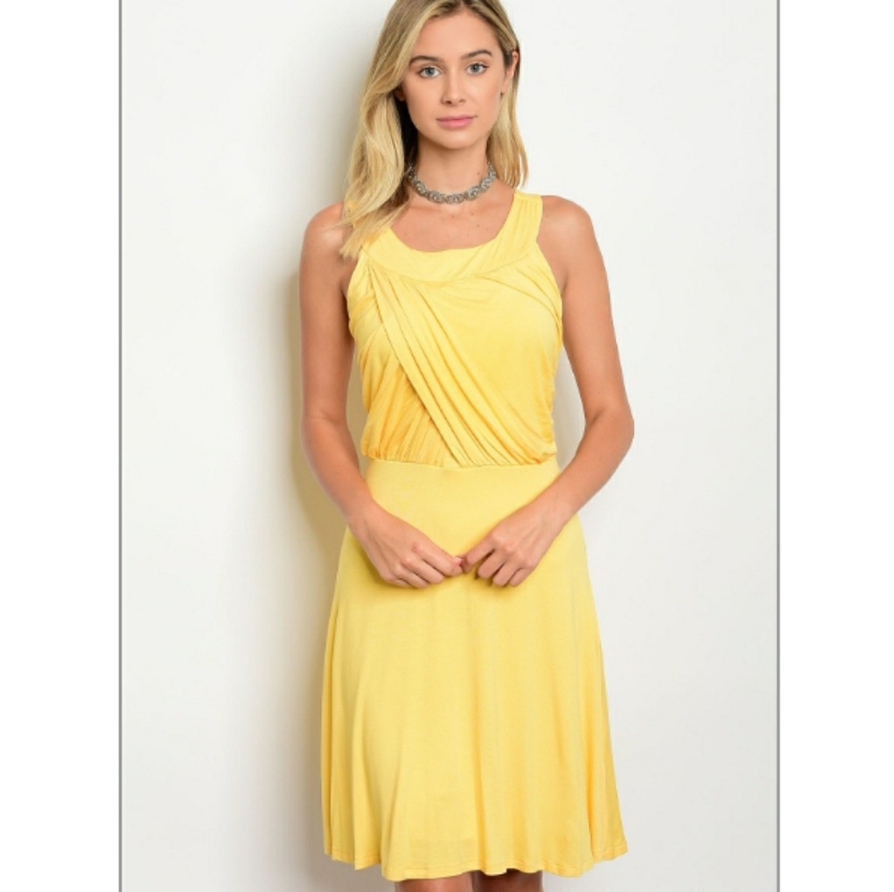 Yellow Midi Dress